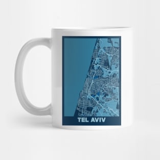 Tel Aviv - Israel Peace City Map Mug